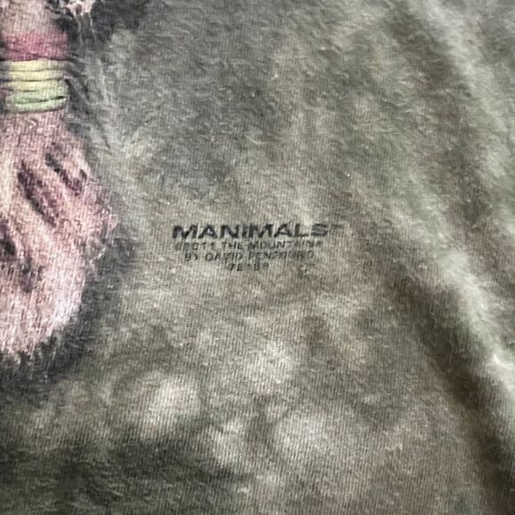 The Mountains 2011 "Manimals" Rastafarian Lion Tee L - Picture 4 of 6